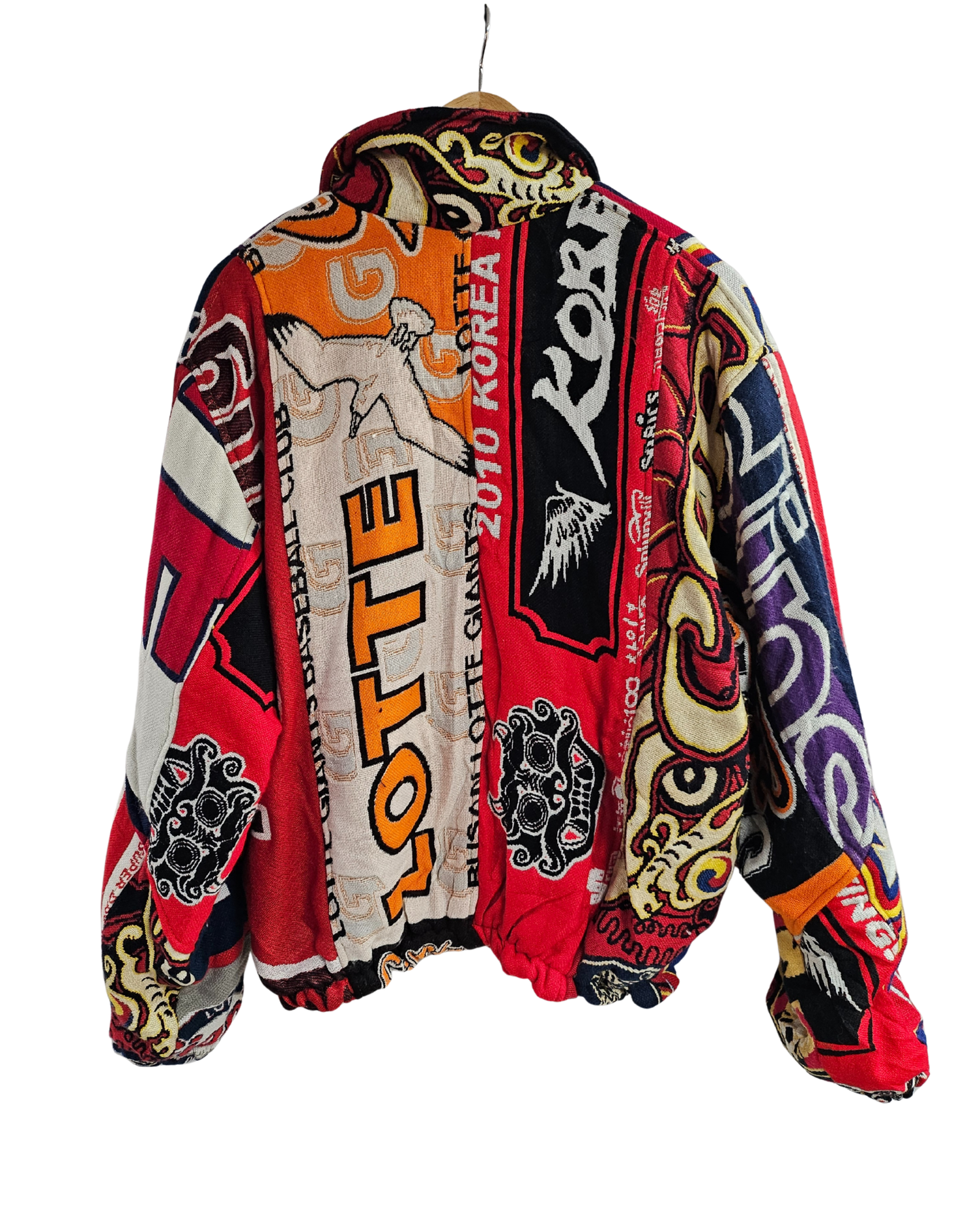 Football Scarf Reworked Jacket - L