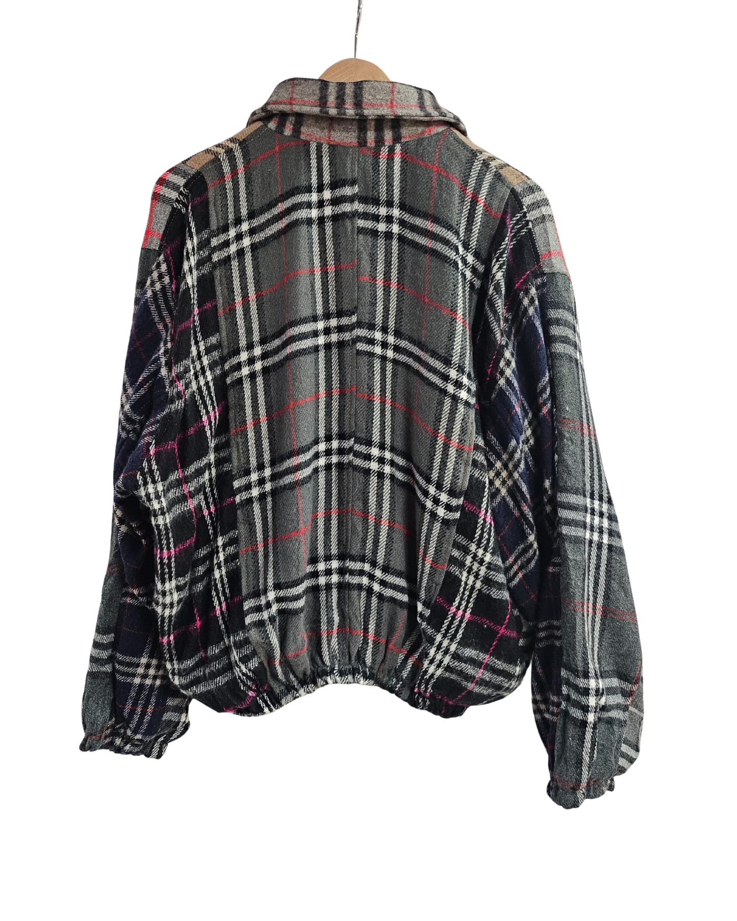 Burberry Scarf Reworked Jacket - L