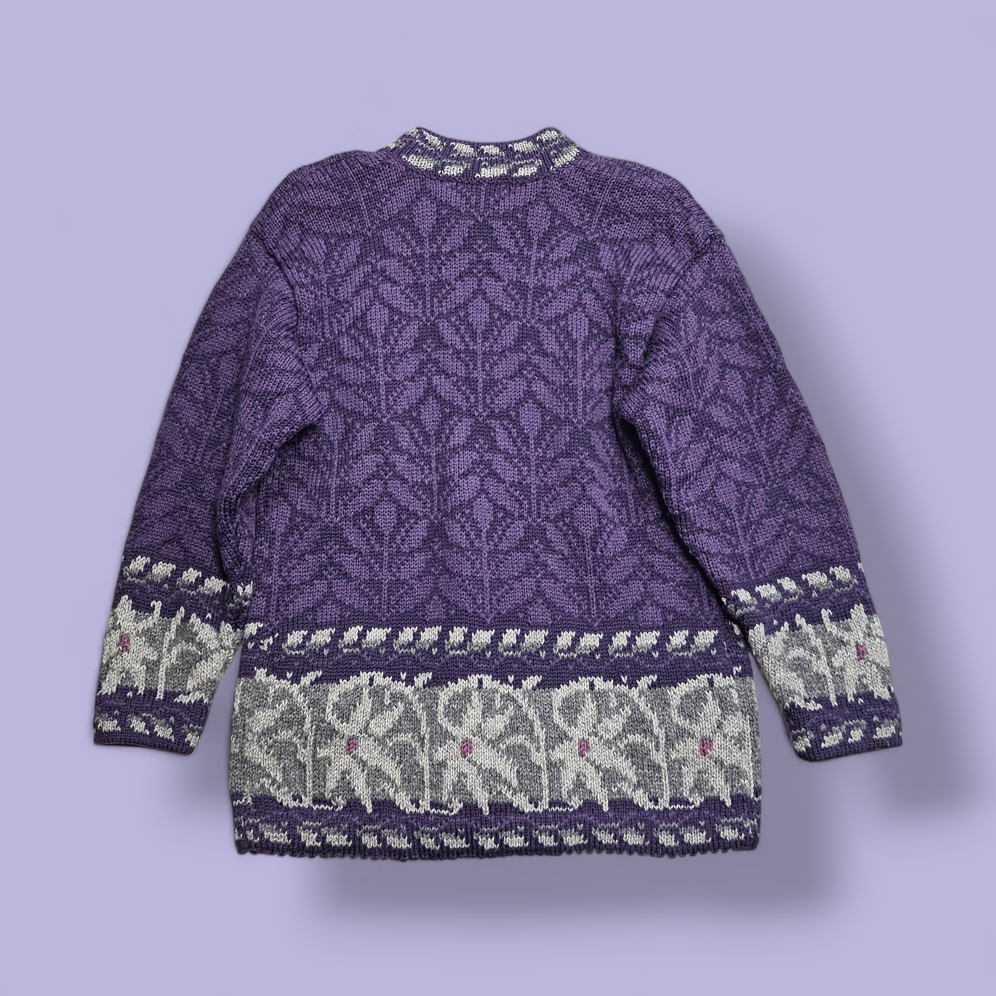 Kaija Tilanto Finland Pure Wool Knitted Cardigan
