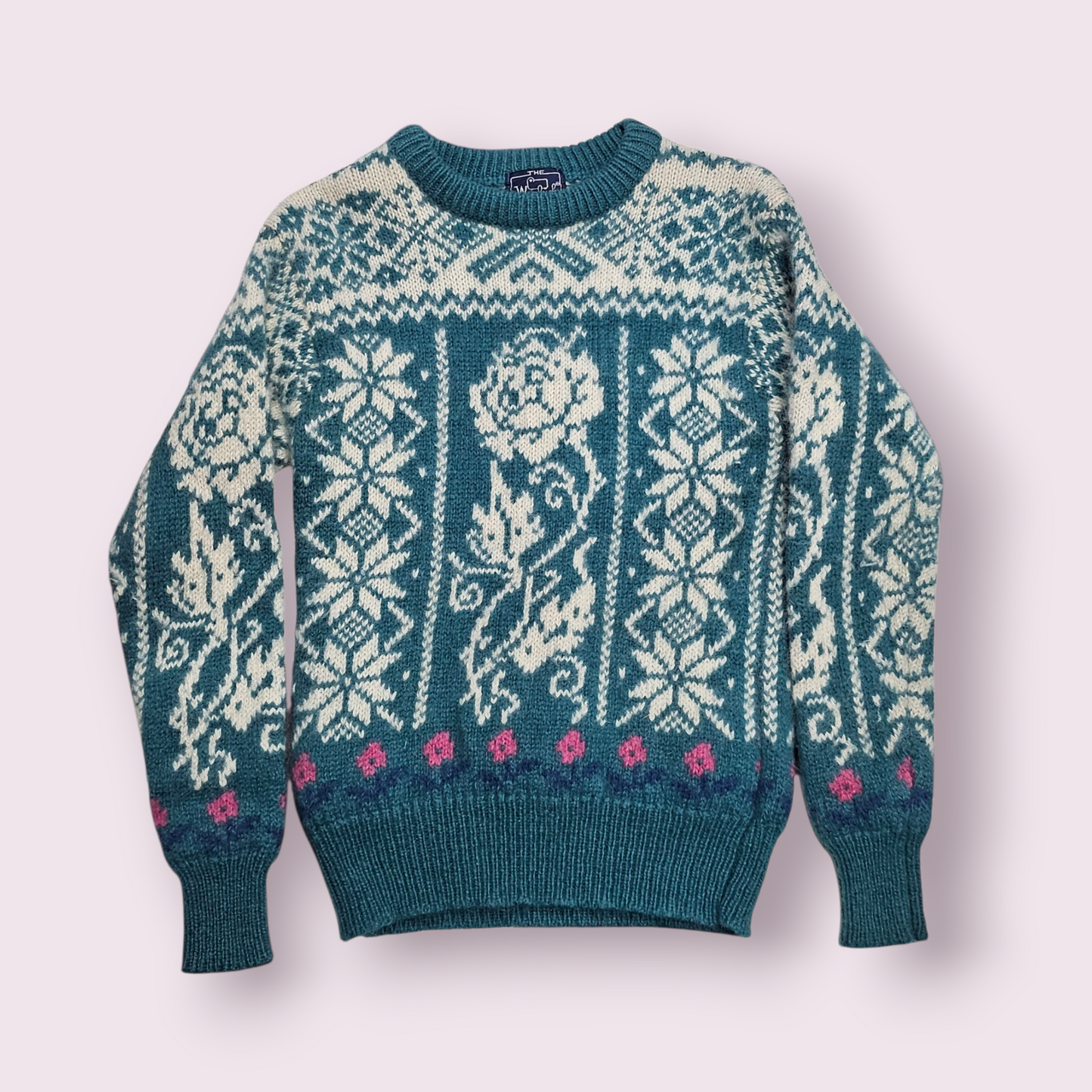 The Woolrich Floral Fair Isle Jumper - XS