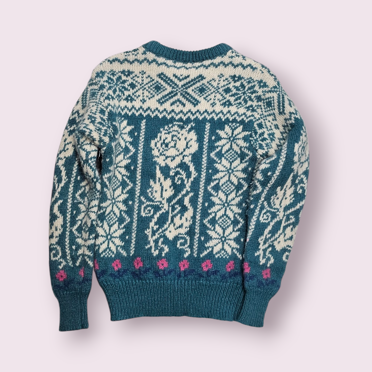 The Woolrich Floral Fair Isle Jumper - XS