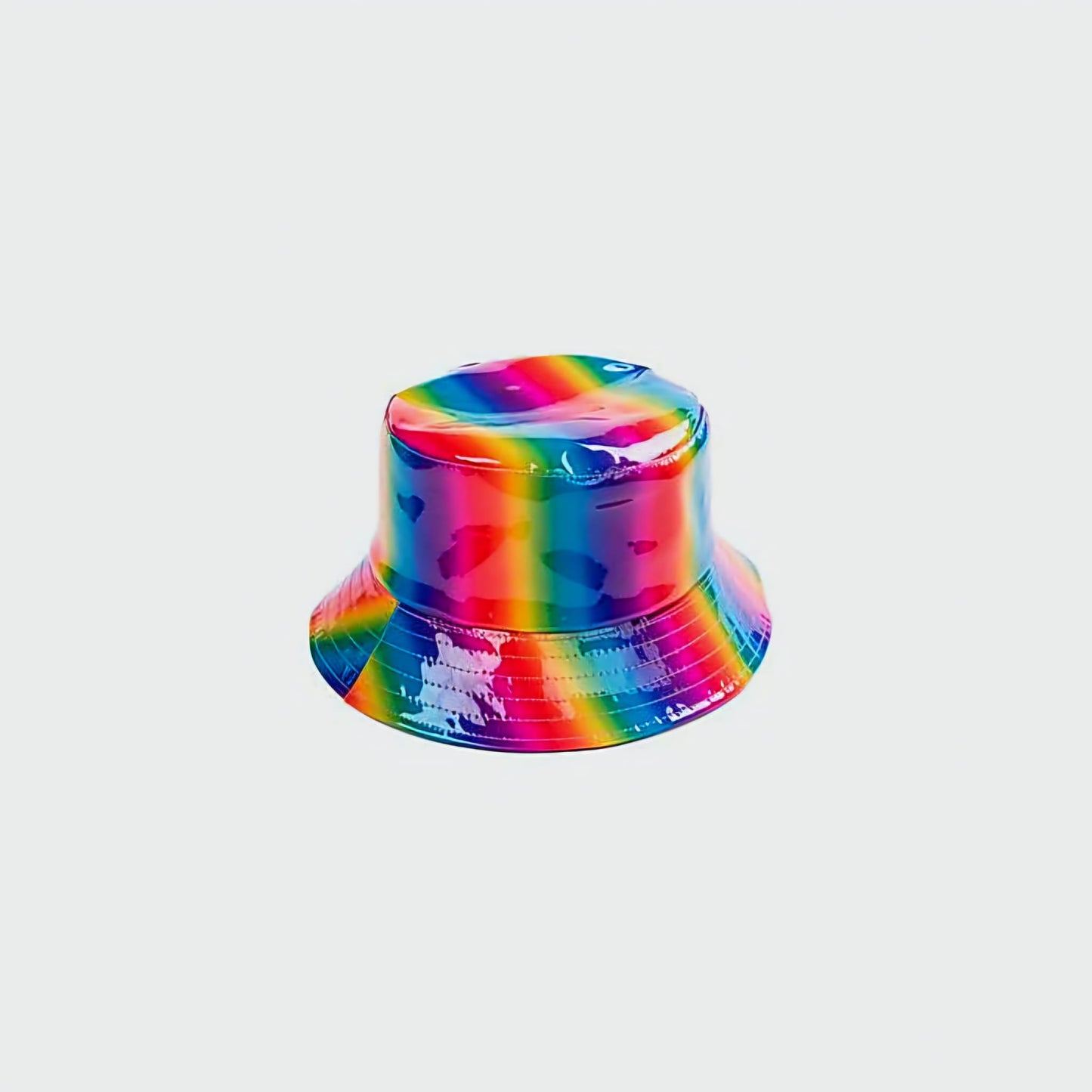 Shiny Rainbow Bucket Hat