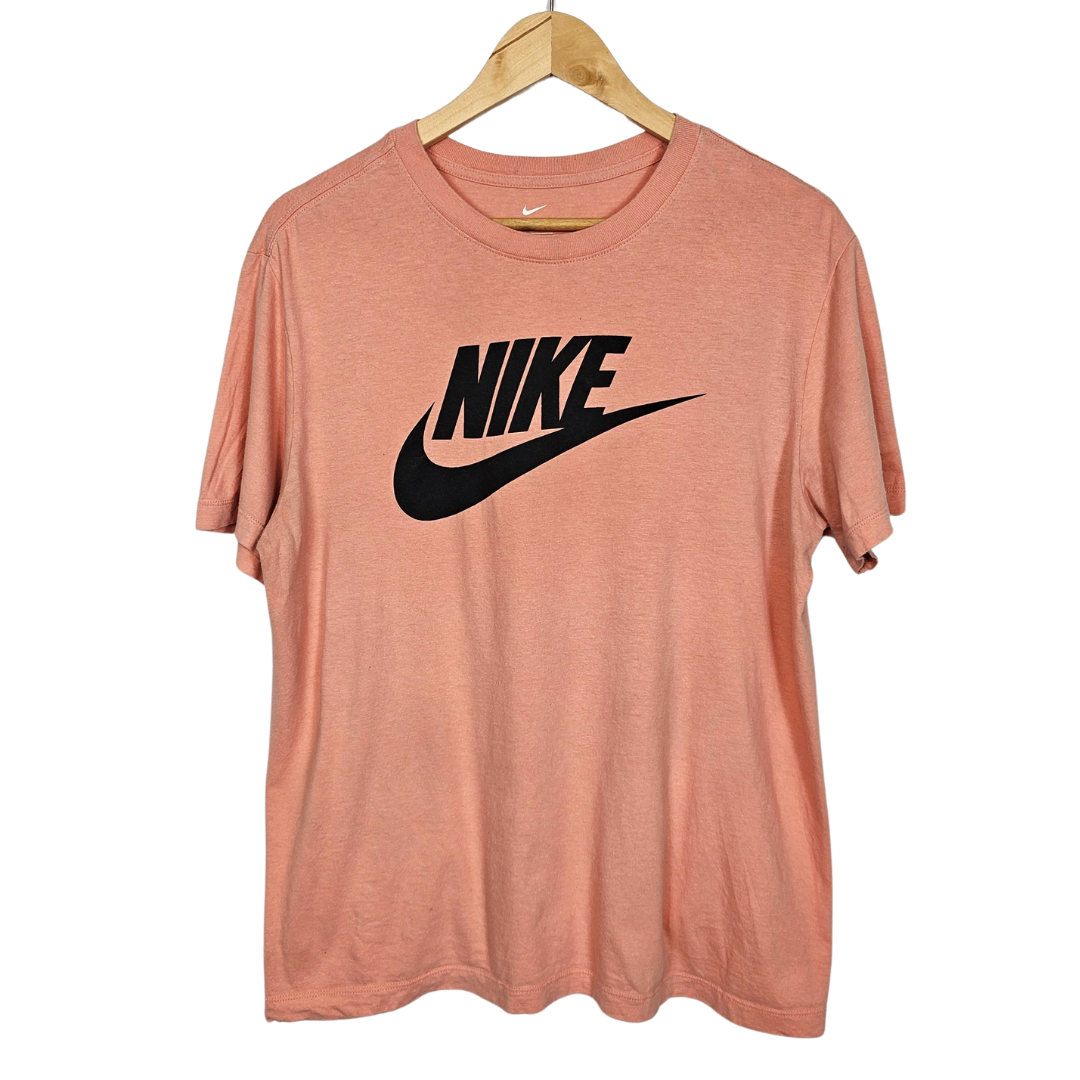 Nike Logo Print T-Shirt - M