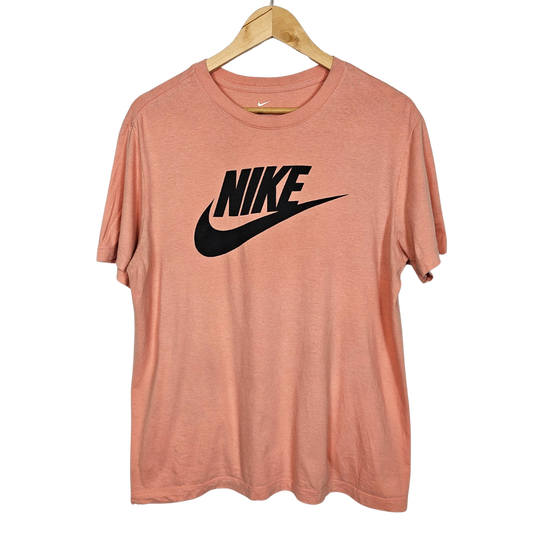 Nike Logo Print T-Shirt - M