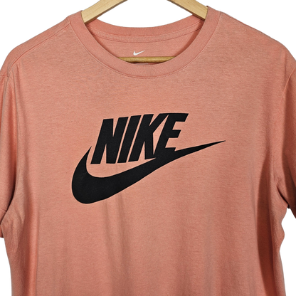 Nike Logo Print T-Shirt - M