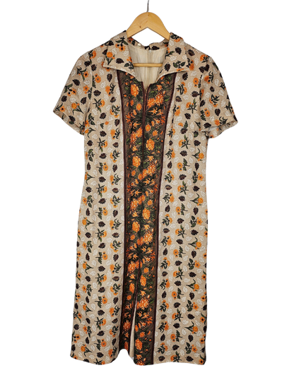 Floral Print Retro Longline Dress