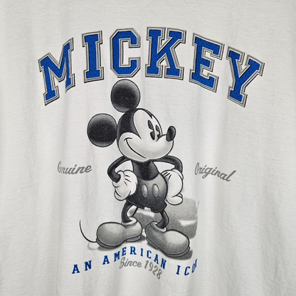 Disney Store Mickey Mouse American Icon Varsity Print T-shirt - L