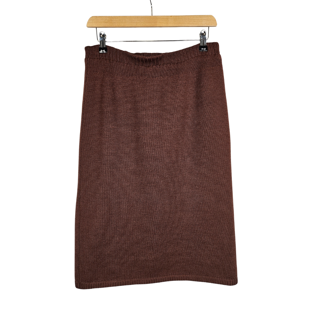 Cacharel Brown Knitted Skirt