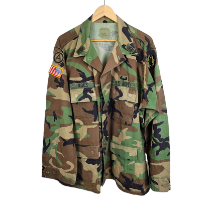 US Military Camo Shirt Jacket  - XL