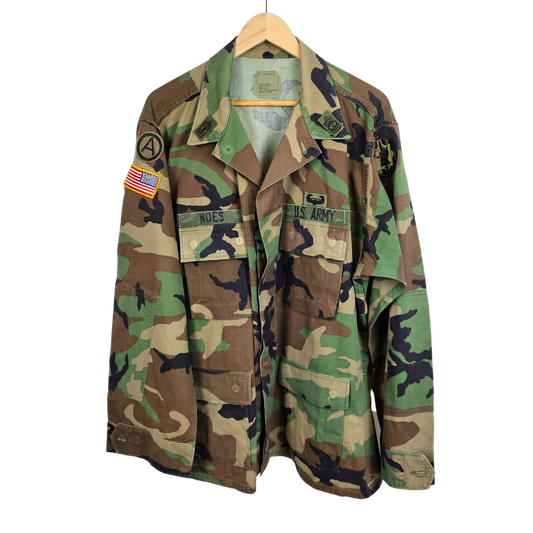 US Military Camo Shirt Jacket  - XL