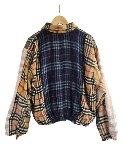 Burberry Scarf Reworked Jacket - L