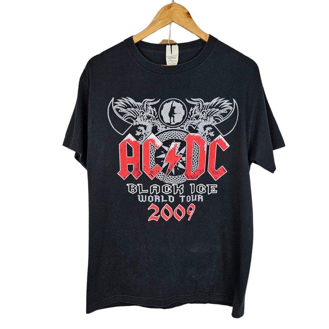 AC/DC 2009 Black Ice Tour T-shirt - M