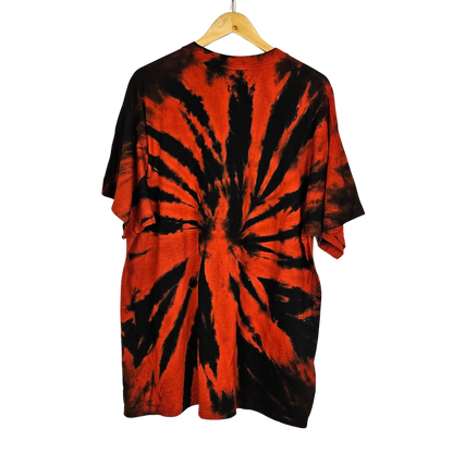 Indianapolis 500 Red and Black Tie Dye T-Shirt - XL