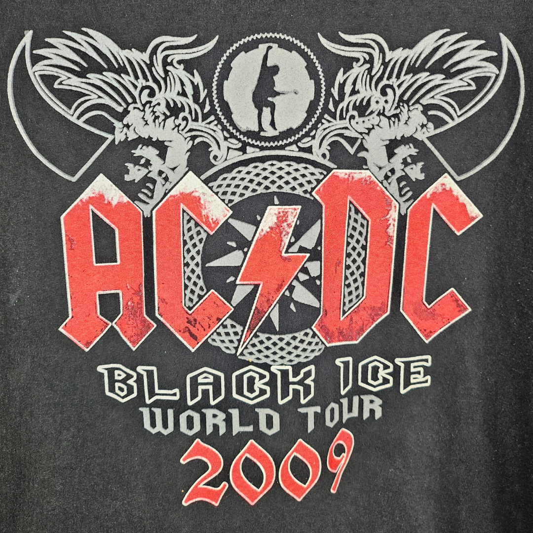 AC/DC 2009 Black Ice Tour T-shirt - M