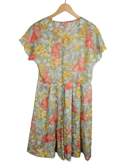 Sheer Floral Summer Dress