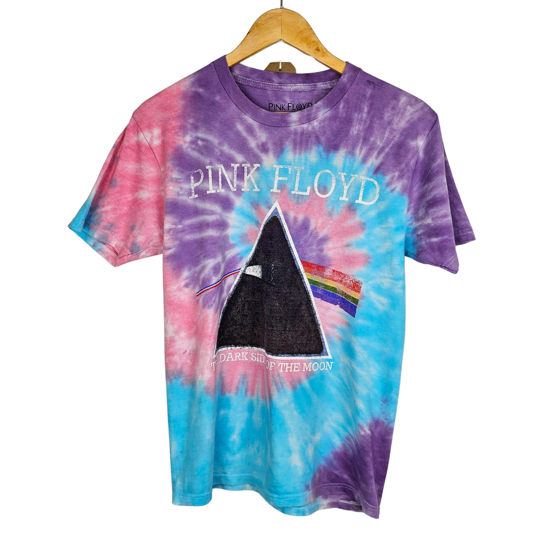 Pink Floyd Dark Side of the Moon Tie Dye T-Shirt - S