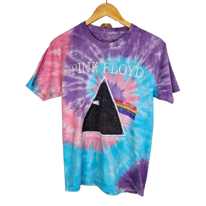 Pink Floyd Dark Side of the Moon Tie Dye T-Shirt - S