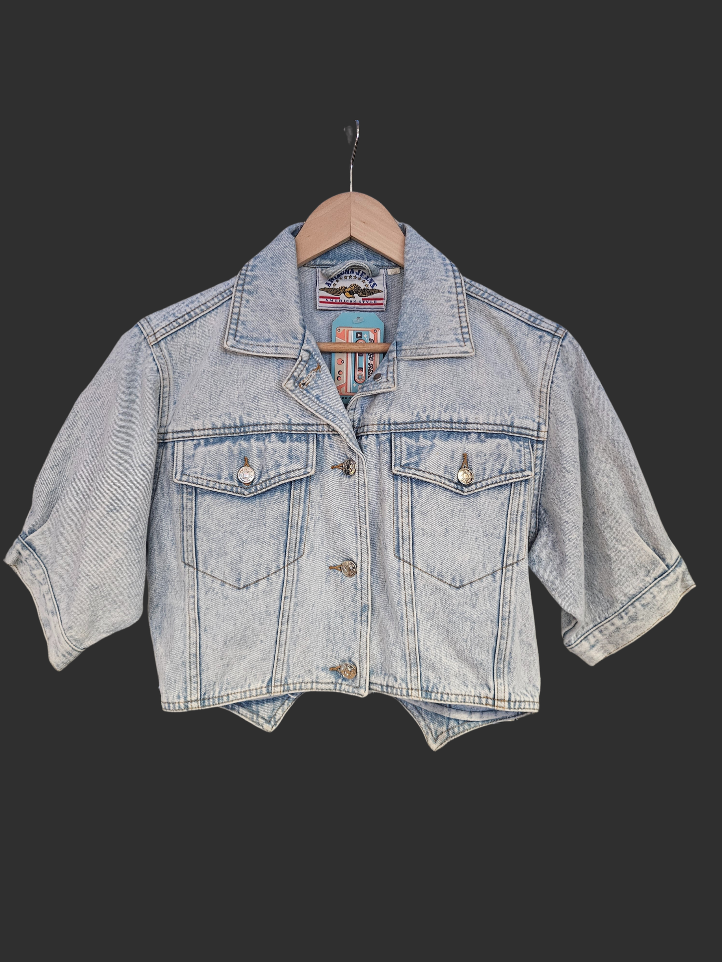 Arizona Jeans Denim Cropped Jacket - S