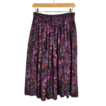 Multi Pattern Pleated Skirt