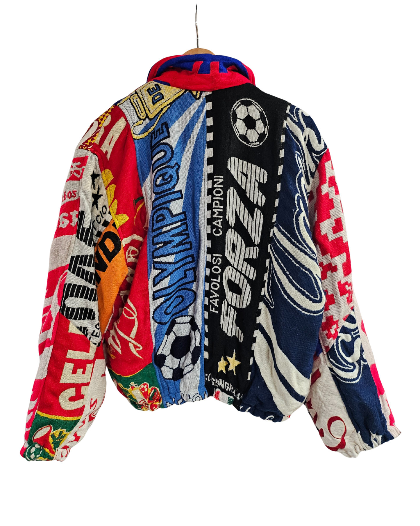 Football Scarf Reworked Jacket - M