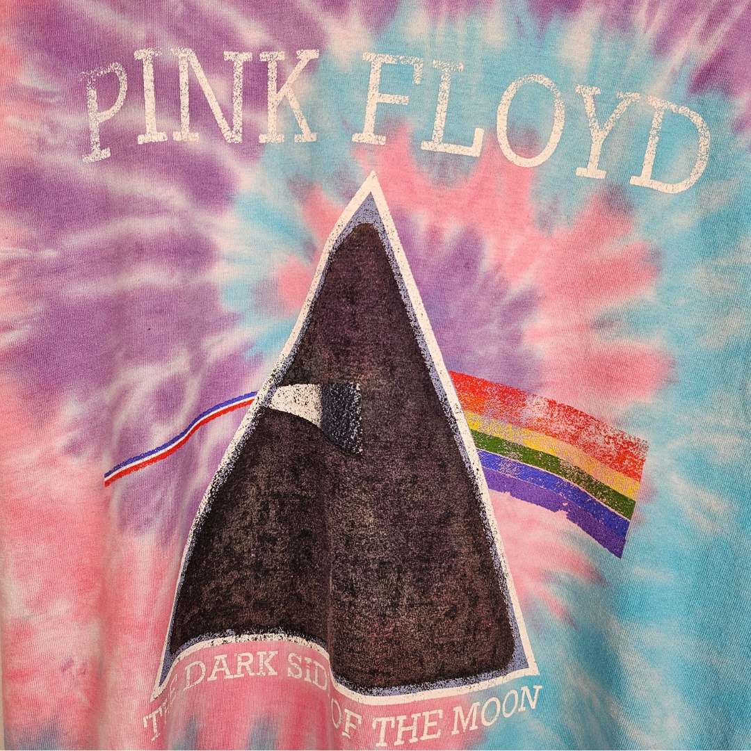 Pink Floyd Dark Side of the Moon Tie Dye T-Shirt - S