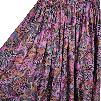 Multi Pattern Pleated Skirt