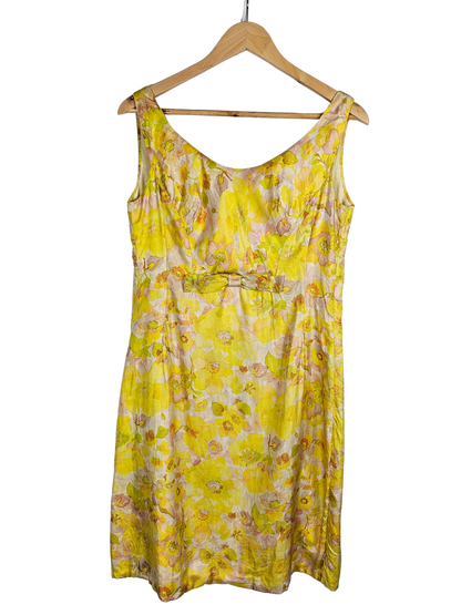 Authentic Eva Pascal Paris Yellow Floral Summer Dress