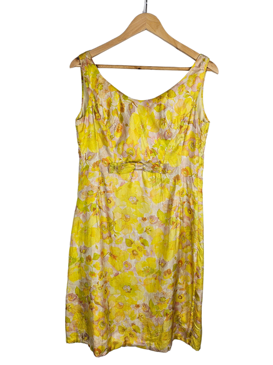 Authentic Eva Pascal Paris Yellow Floral Summer Dress