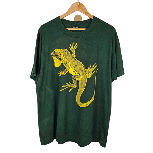 Fruit of the Loom Yellow Lizard 8 Squad T-shirt - XL