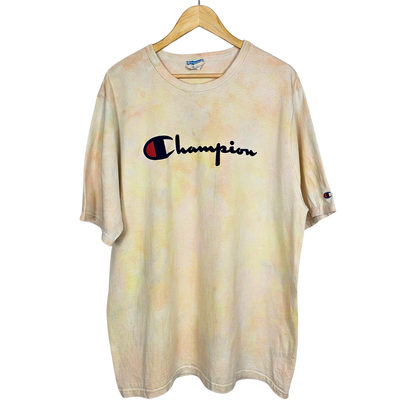 Champion Acid Wash Logo T-Shirt - XL