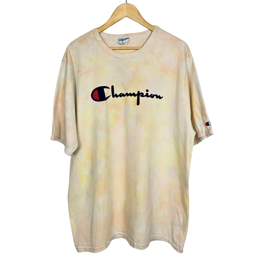 Champion Acid Wash Logo T-Shirt - XL