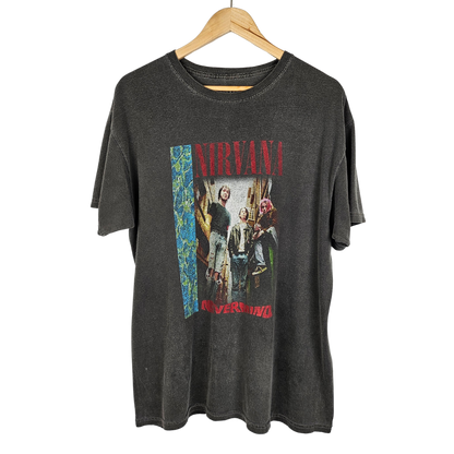 Nirvana Official Distressed Nevermind T-shirt - L