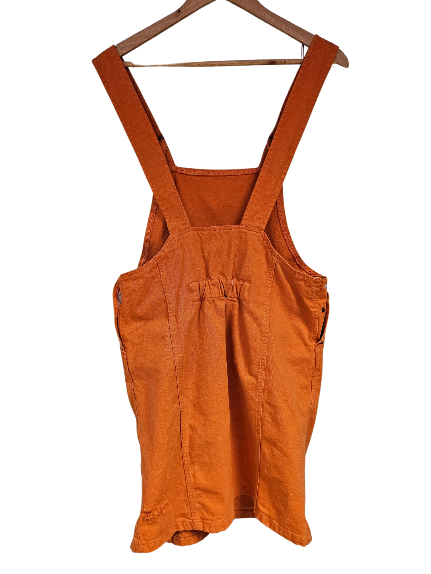 Orange Dungaree Dress - 10/12