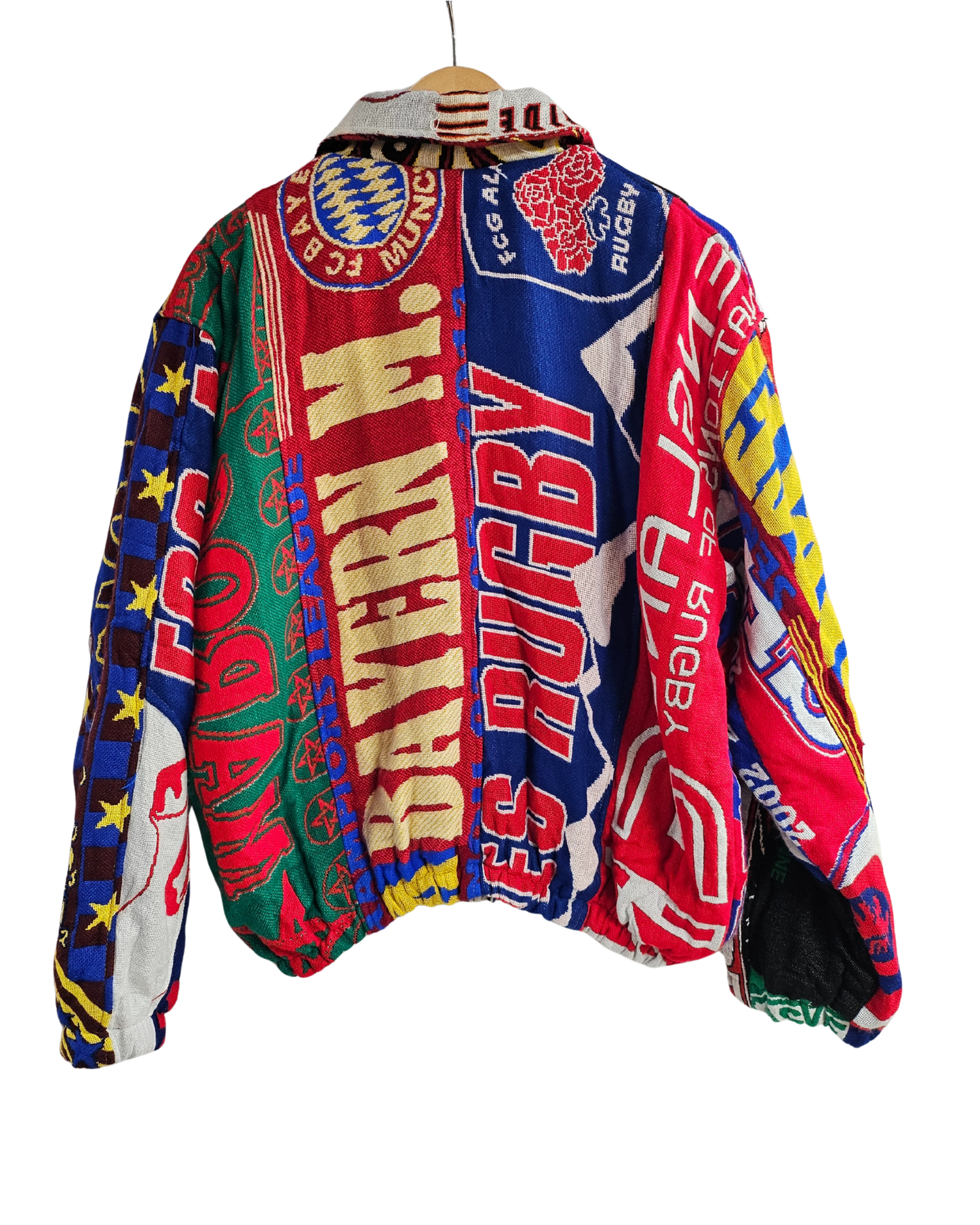Football Scarf Reworked Jacket - M/L