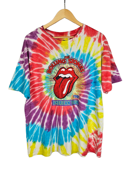 The Rolling Stones Tour Tie Dye T-Shirt - Large