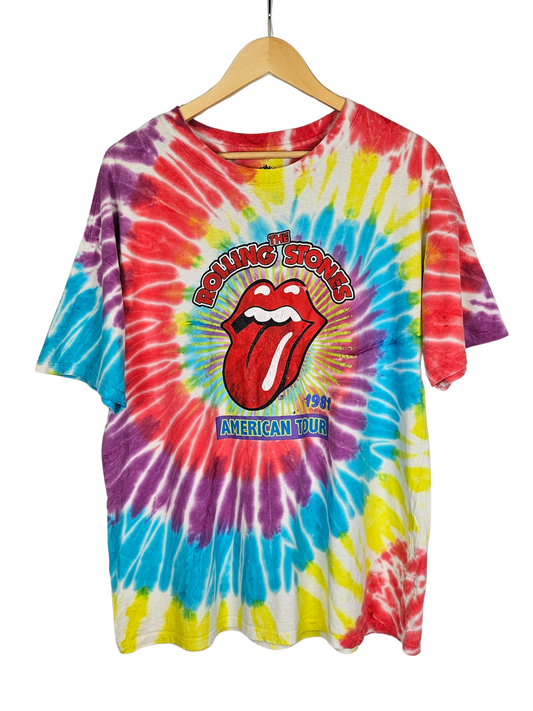 The Rolling Stones Tour Tie Dye T-Shirt - Large