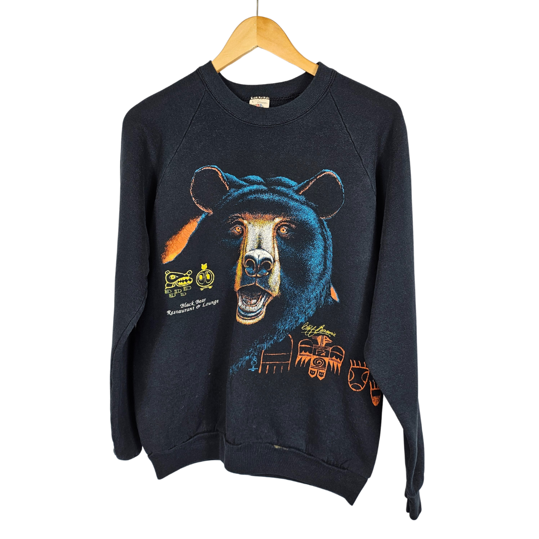 Fruit of The Loom Black Bear Restaurant Sweatshirt - L