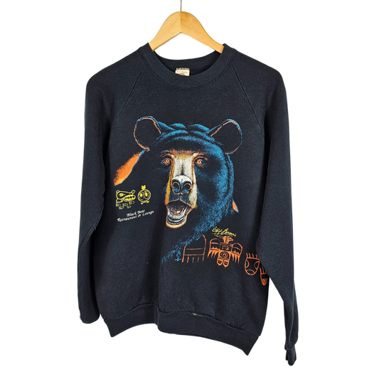 Fruit of The Loom Black Bear Restaurant Sweatshirt - L