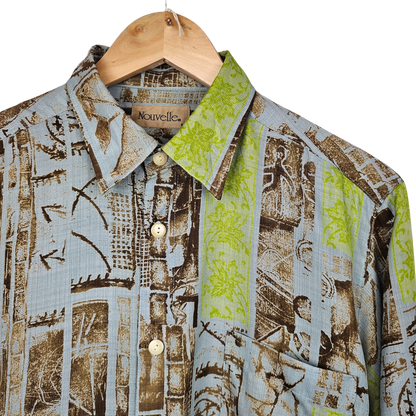 Nouvelle Tribal Style Print Shirt - M