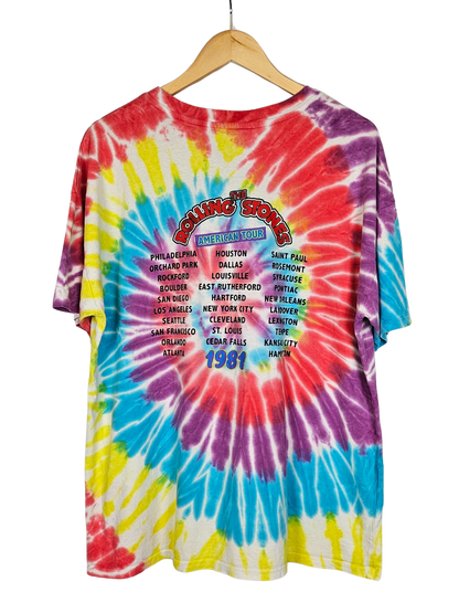 The Rolling Stones Tour Tie Dye T-Shirt - Large