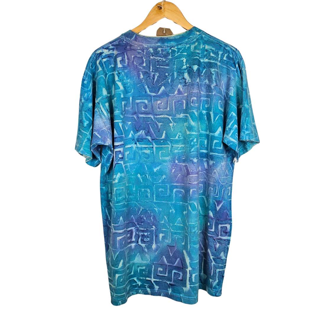 Starfish Print Tie Dye T-Shirt