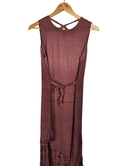 Coline Brown Slimline Maxi Dress