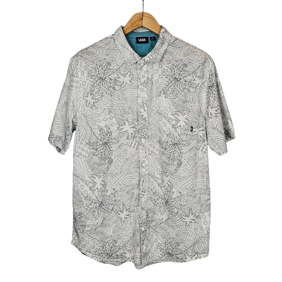 Vans Palm Tree Outline Print Shirt - L