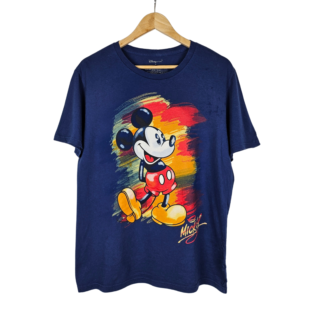 Disney Store Mickey Art Print T-Shirt - M