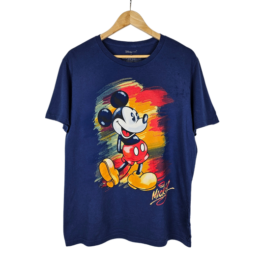 Disney Store Mickey Art Print T-Shirt - M