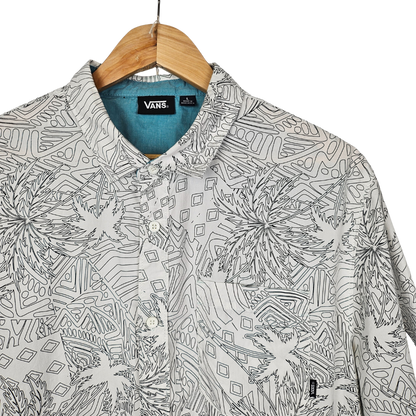 Vans Palm Tree Outline Print Shirt - L