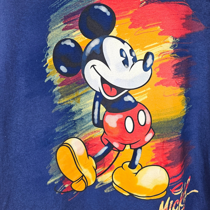 Disney Store Mickey Art Print T-Shirt - M