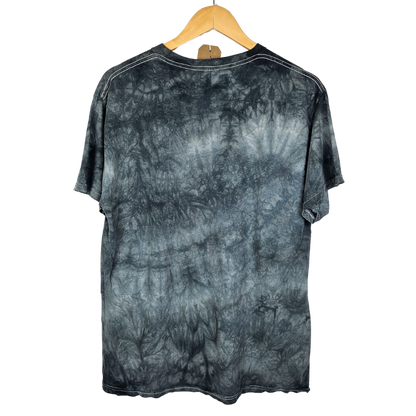 Acid Wash Moon and Wolf T-shirt - M