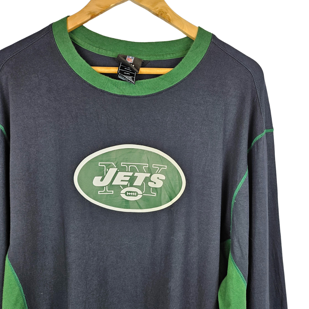 Team Apparel by Reebok NY Jets Long-sleeved T-shirt - XL