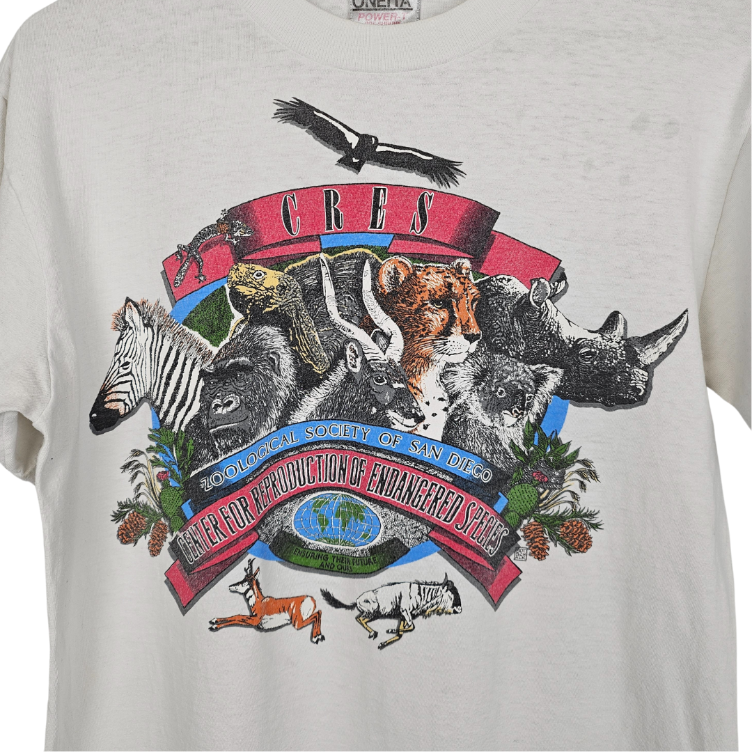 Oneita San Diego Zoo T-Shirt - M